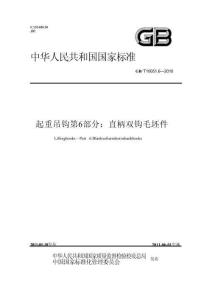 GBT 10051.6-2010 起重吊鉤 第6部分 直柄雙鉤毛坯件