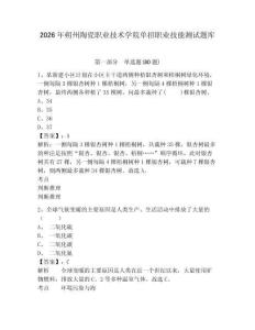 2026年朔州陶瓷職業(yè)技術學院單招職業(yè)技能測試題庫含答案詳解（黃金題型）