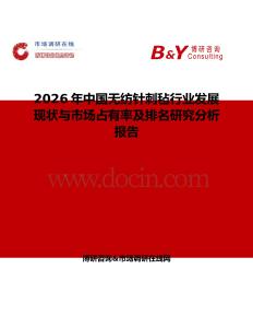 2026年中國無紡針刺氈行業(yè)發(fā)展現(xiàn)狀與市場占有率及排名研究分析報告
