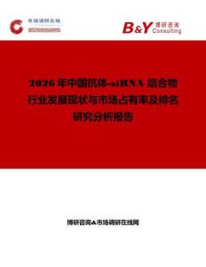 2026年中國抗體-siRNA 結(jié)合物行業(yè)發(fā)展現(xiàn)狀與市場占有率及排名研究分析報告