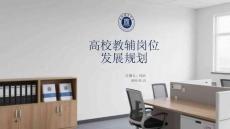 高校教輔崗位發展規劃