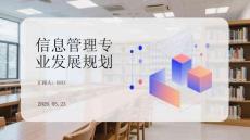 信息管理專業(yè)發(fā)展規(guī)劃