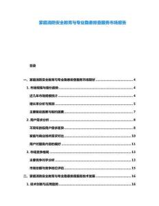 家庭消防安全教育與專業(yè)隱患排查服務(wù)市場(chǎng)報(bào)告