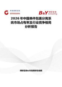 2026年中國單件包裹分離系統(tǒng)市場占有率及行業(yè)競爭格局分析報告