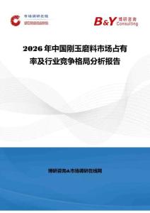 2026年中國剛玉磨料市場占有率及行業競爭格局分析報告