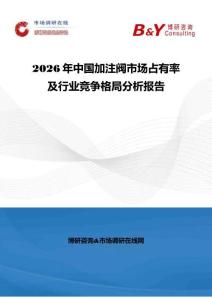2026年中國加注閥市場占有率及行業(yè)競爭格局分析報告