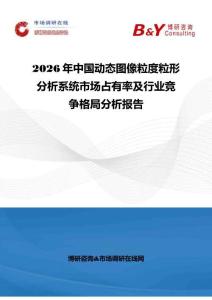 2026年中國動態圖像粒度粒形分析系統市場占有率及行業競爭格局分析報告