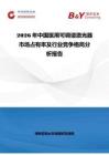 2026年中國醫(yī)用可調(diào)諧激光器市場(chǎng)占有率及行業(yè)競(jìng)爭(zhēng)格局分析報(bào)告