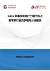 2026年中國醫(yī)用肛門鏡市場占有率及行業(yè)競爭格局分析報告