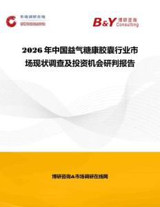 2026年中國益氣糖康膠囊行業(yè)市場現(xiàn)狀調(diào)查及投資機(jī)會研判報告