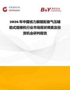 2026年中國省力腳踏配備氣壓輔助式熔接機(jī)行業(yè)市場現(xiàn)狀調(diào)查及投資機(jī)會(huì)研判報(bào)告