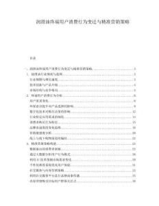 潤滑油終端用戶消費(fèi)行為變遷與精準(zhǔn)營銷策略