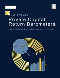 PitchBook-2026年一季度私人資本回報晴雨表 QUANT RESEARCH Private Capital Return Barometers