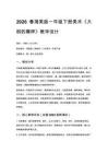 2026春湘美版（新教材）小學美術一年級下冊第一單元走進自然《第1課大樹的模樣》教學設計