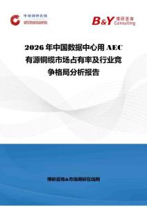 2026年中國數據中心用AEC有源銅纜市場占有率及行業競爭格局分析報告