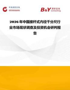 2026年中國接桿式內徑千分尺行業市場現狀調查及投資機會研判報告