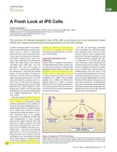 A Fresh Look at iPS Cells(Shinya Yamanaka,Cell,2009)