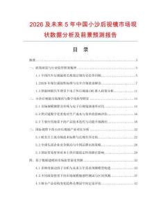 2026及未來5年中國小沙后視鏡市場現狀數據分析及前景預測報告