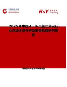 2025年中國(guó)4，4-二氯二苯砜行業(yè)市場(chǎng)全景分析及前景機(jī)遇研判報(bào)告
