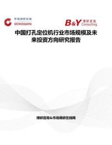 中國打孔定位機行業市場規模及未來投資方向研究報告