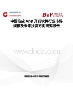 中国拖放App开发软件行业市场规模及未来投资方向研究报告