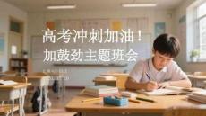 高考冲刺加油鼓劲主题班会