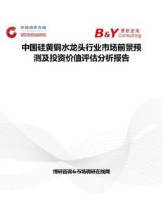 中國硅黃銅水龍頭行業市場前景預測及投資價值評估分析報告