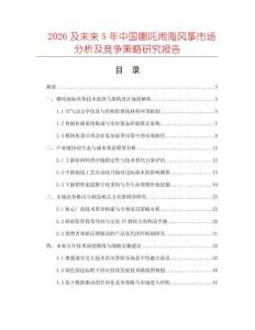 2026及未來5年中國哪吒鬧海風箏市場分析及競爭策略研究報告