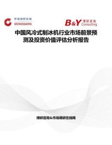 中國風冷式制冰機行業市場前景預測及投資價值評估分析報告