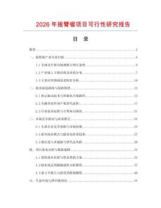 2026年搖臂鋸項目可行性研究報告