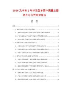 2026及未來5年標準型單畫中畫疊加器項目可行性研究報告