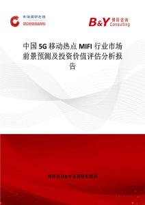 中国5G 移动热点MIFI行业市场前景预测及投资价值评估分析报告