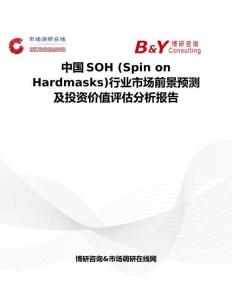 中國SOH (Spin on Hardmasks)行業市場前景預測及投資價值評估分析報告
