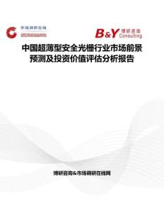 中国超薄型安全光栅行业市场前景预测及投资价值评估分析报告