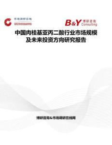 中國肉桂基亞丙二酸行業市場規模及未來投資方向研究報告