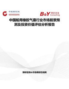 中國船用橡膠氣囊行業(yè)市場前景預(yù)測及投資價值評估分析報告