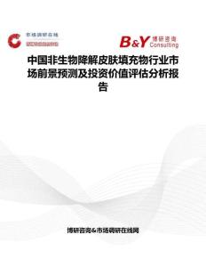 中國非生物降解皮膚填充物行業市場前景預測及投資價值評估分析報告