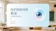 保护眼睛明眸视界全国爱眼日教育班会