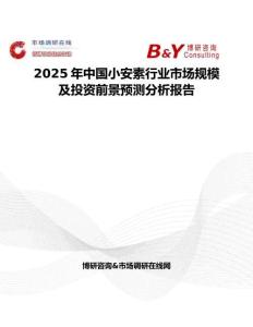 2025年中國小安素行業市場規模及投資前景預測分析報告