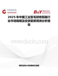 2025年中國工業型毛球修剪器行業市場規模及投資前景預測分析報告