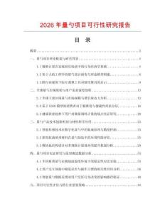2026年量勺項目可行性研究報告