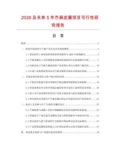 2026及未来5年苎麻皮圈项目可行性研究报告