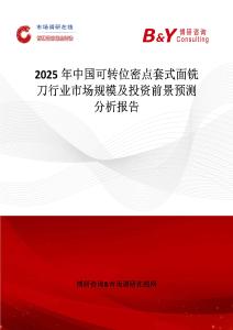 2025年中國可轉(zhuǎn)位密點套式面銑刀行業(yè)市場規(guī)模及投資前景預測分析報告