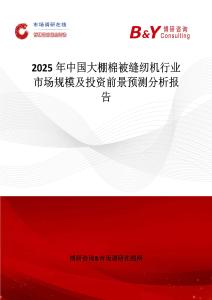 2025年中國大棚棉被縫紉機行業市場規模及投資前景預測分析報告