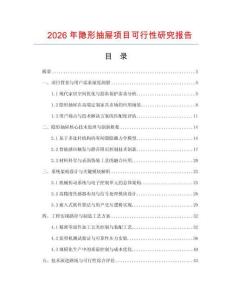 2026年隱形抽屜項(xiàng)目可行性研究報(bào)告