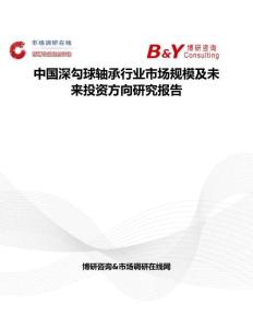中國深勾球軸承行業市場規模及未來投資方向研究報告