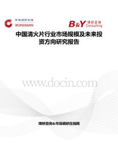 中國清火片行業市場規模及未來投資方向研究報告