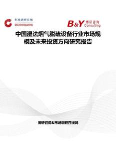 中国湿法烟气脱硫设备行业市场规模及未来投资方向研究报告