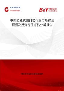 中國隱藏式閉門器行業市場前景預測及投資價值評估分析報告