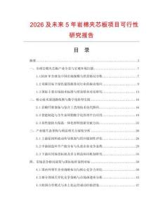2026及未来5年岩棉夹芯板项目可行性研究报告